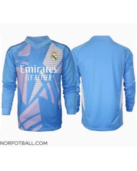 Billige Fotballdrakt Real Madrid Keeper Replika Hjemmedrakt 2024-25 Langermet